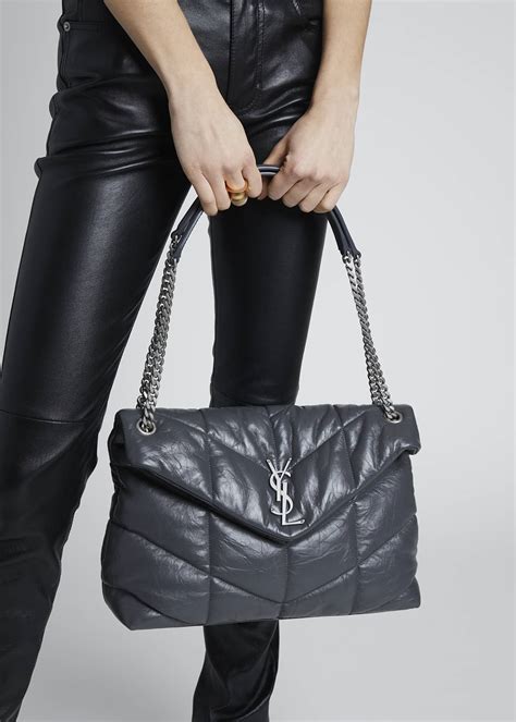 sac loulou puffer ysl|saint laurent puffer bag.